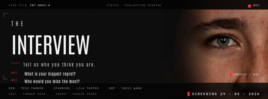 The Interview Facebook cover banner